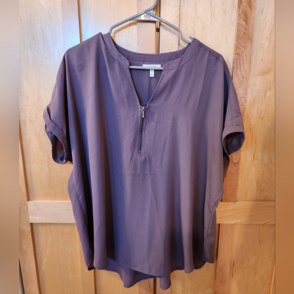 Maurices short sleeve, purple, size XL